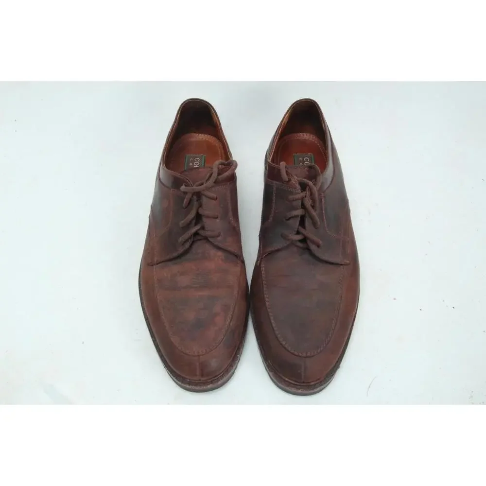 Cole Haan Country Oxfords Shoes OILED LEATHER Distressed Mens Lace Up Sz 10 M